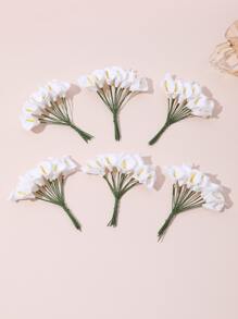12pcs Artificial Calla Lily - White - View 1