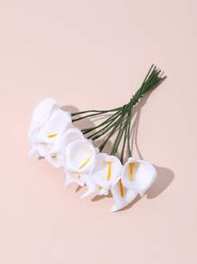 12pcs Artificial Calla Lily - White - View 4