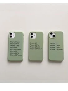 Vỏ điện thoại màu tinh khiết - màu xanh lá - Xem 3