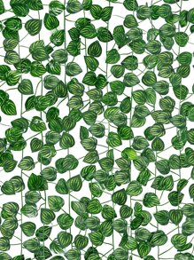 Nejlue Artificial Flowers/Plants1111 Home & Living 1pc Nho nhân tạo với 72 chiếc lá - màu xanh lá - Xem 1