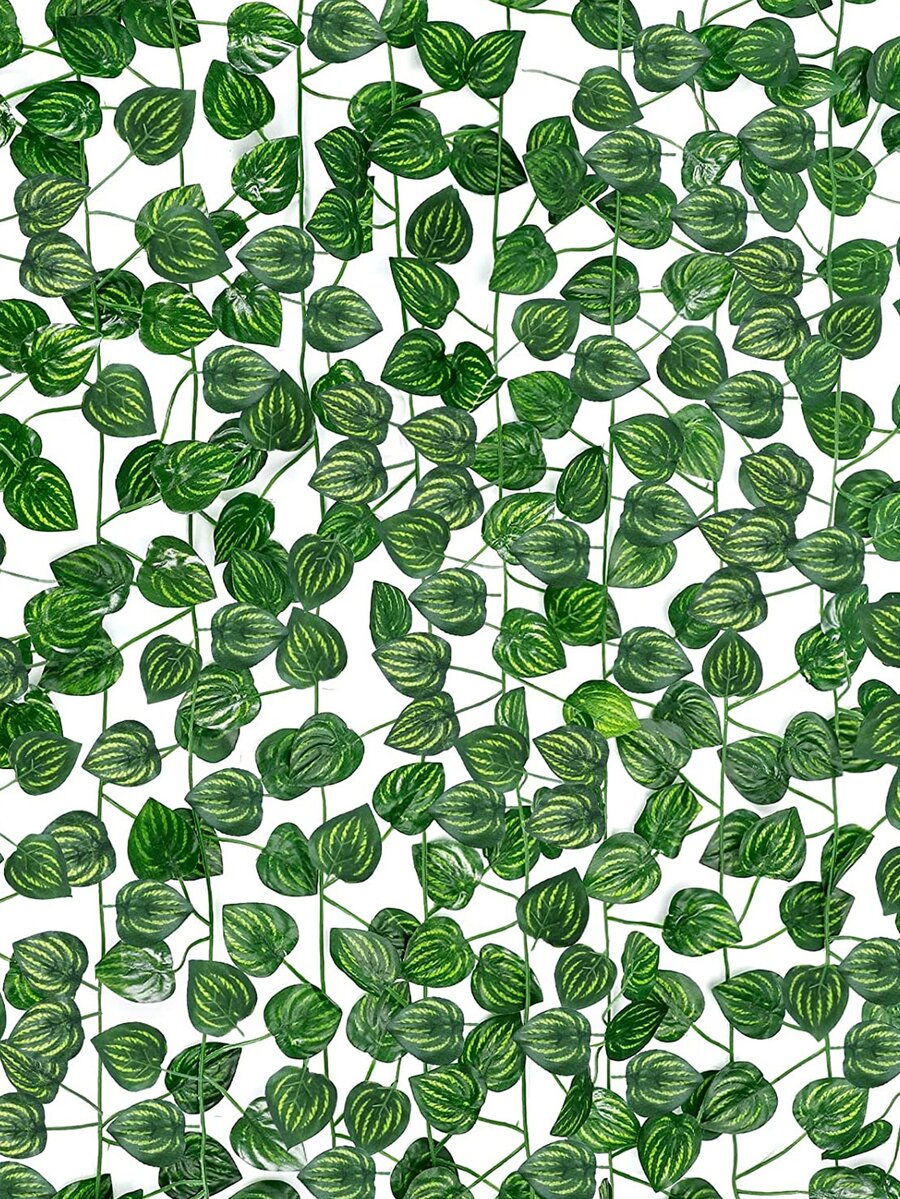 Nejlue Artificial Flowers/Plants1111 Home & Living 1pc Nho nhân tạo với 72 chiếc lá - màu xanh lá - Xem 1