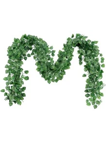 Nejlue Artificial Flowers/Plants1111 Home & Living 1pc Nho nhân tạo với 72 chiếc lá - màu xanh lá - Xem 4