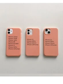Plain Phone Case - Orange - View 5