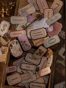 30pcs Butterfly Pattern Random Sticker - Multicolor - View 3