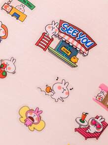 6pcs Cartoon Graphic Random Sticker - Multicolor - View 4