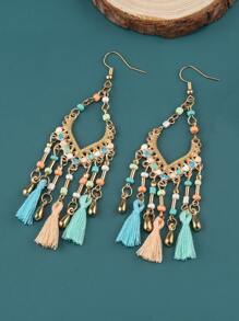 流蘇耳墜 - 彩色 - 查看 4