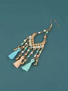 流蘇耳墜 - 彩色 - 查看 5