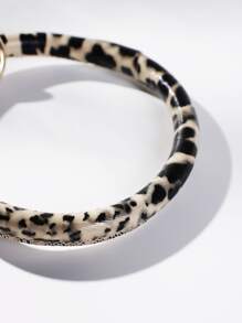 Móc khóa Leopard Print Tassel Charm - Nhiều màu - Xem 4