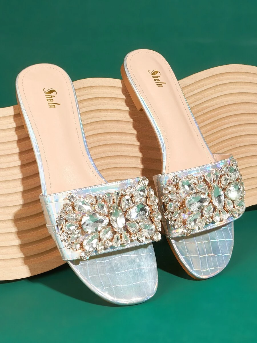 Dép bệt Nữ - Bạc - Xem 1