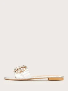 Dép bệt Nữ - Bạc - Xem 2