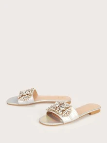 Dép bệt Nữ - Bạc - Xem 3