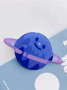 卡通太空人和星球圖案折疊支架雙性手機保護殼 - 彩色 - 查看 3