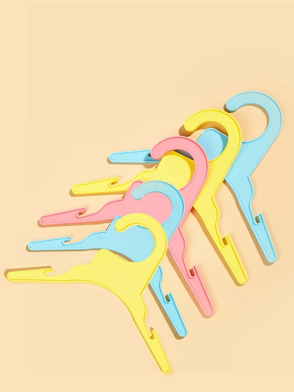 5pcs Multi-Color Pet Clothes Hanger Rack