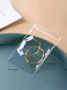 20入組抗氧化首飾戒指耳環收納袋戒指手提袋 - 白色 - 查看 3