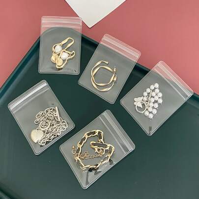 20入組抗氧化首飾戒指耳環收納袋戒指手提袋