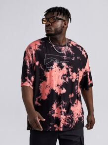 EASEVO Tops Nam Con số Cà vạt nhuộm Đường phố - Nhiều màu - Xem 1