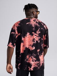 EASEVO Tops Nam Con số Cà vạt nhuộm Đường phố - Nhiều màu - Xem 2