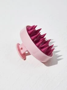SHEIN BASIC LIVING 1pc Shampoo Massage Hair Brush - Pink - View 1