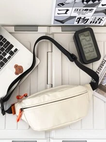 Riñonera minimalista - Beis - Ver 3