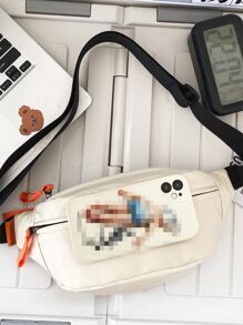 Riñonera minimalista - Beis - Ver 6