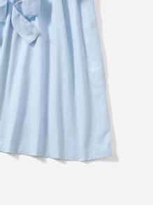 SHEIN فستان كامي بحزام ذاتي