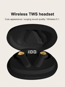 Tai nghe không dây hiển thị nguồn - màu đen - Xem 8