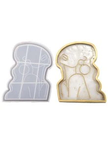 1入組圖形DIY矽膠模具 - 白色 - 查看 2