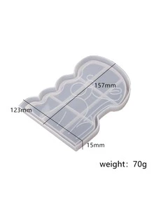 1入組圖形DIY矽膠模具 - 白色 - 查看 3