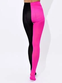 Two Tone Tights - Multicolor - View 2