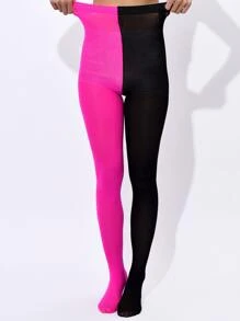 Two Tone Tights - Multicolor - View 3