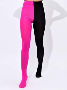 Two Tone Tights - Multicolor - View 4