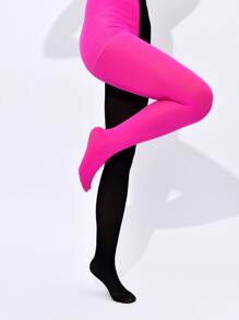 Two Tone Tights - Multicolor - View 5