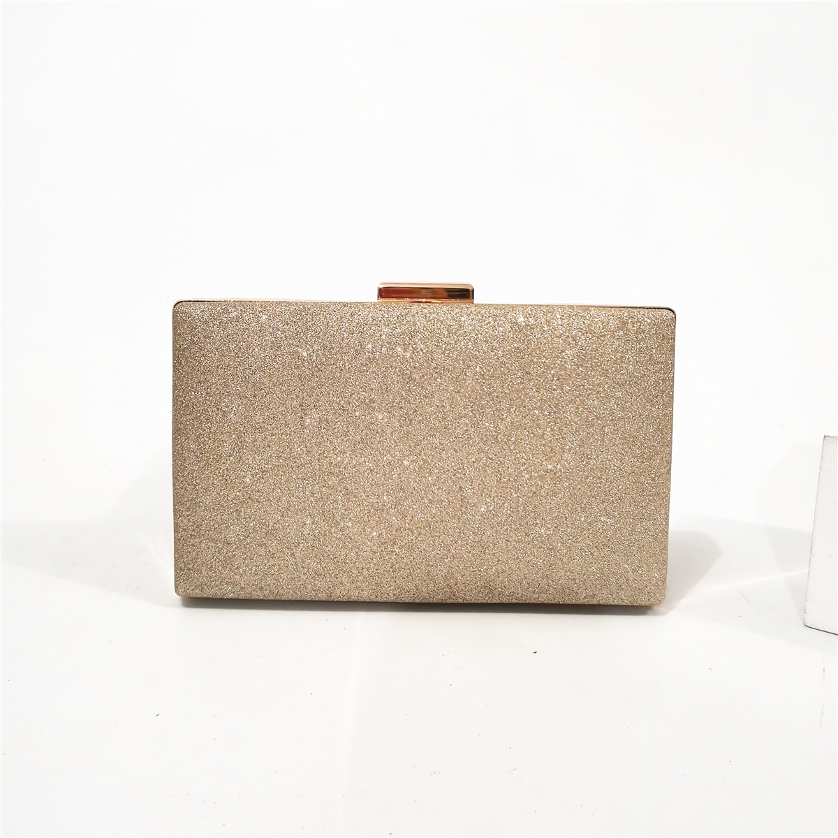 Glamorous, Elegant, Exquisite, Quiet Luxury Sequin, Stylish, Luxury, Shiny Mini Glitter Decor Clip Top Chain Box Bag, Perfect Bride Purse For Wedding, Prom & Party Events Evening Bag, Dinner Bag For Party Girl, Woman, Clutch Bag For Wedding