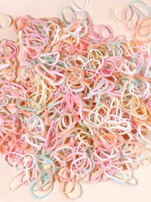 500条/包彩色一次性发带，适合女孩日常发饰 - 彩色 - 查看 4