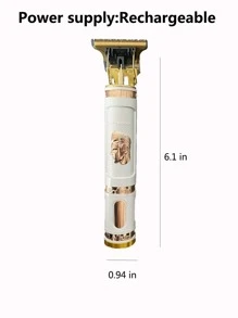 男士人像圖案電動頭髮 - 彩色 - 查看 4