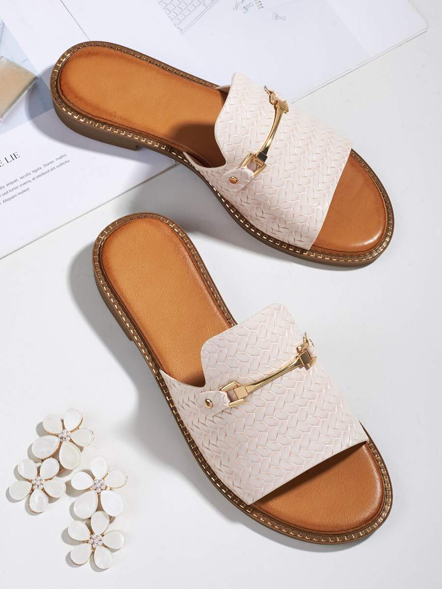 Dép bệt Nữ - Màu be - Xem 1