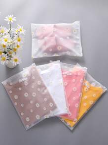 4 chiếc Túi đựng đồ du lịch chống bụi in hoa cúc - trắng - Xem 1