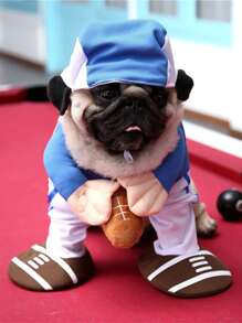 Rugby Decor Pet Costume Halloween Halloween Costumes - Multicolor - View 1