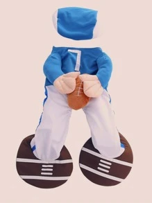 Rugby Decor Pet Costume Halloween Halloween Costumes - Multicolor - View 2