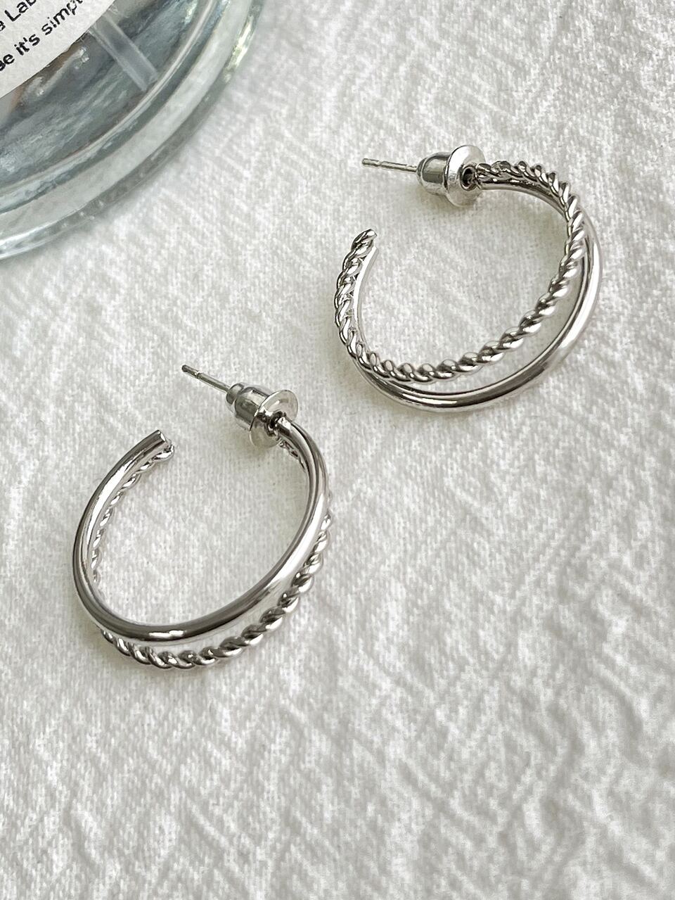 Solid Cuff Hoop Earrings