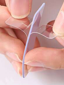 60pcs Plastic Double-sided Tape,Simple Clear Strong Adhesive Patch For Daily Life - Clear - View 4