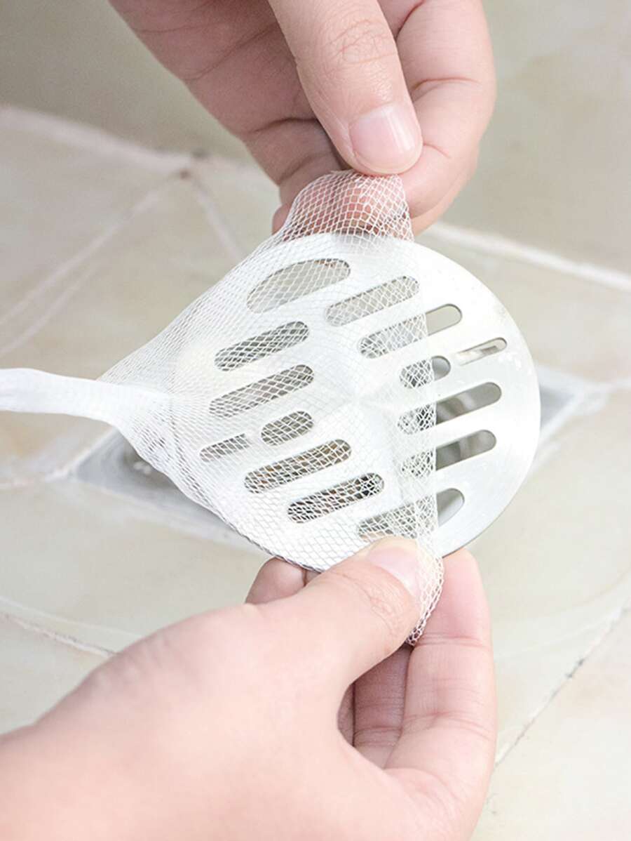 100 chiếc Lưới lọc nước xả dùng một lần - trắng - Xem 1