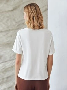 MOTF PREMIUM Camiseta con corazón con abertura