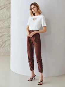 MOTF PREMIUM Camiseta con corazón con abertura