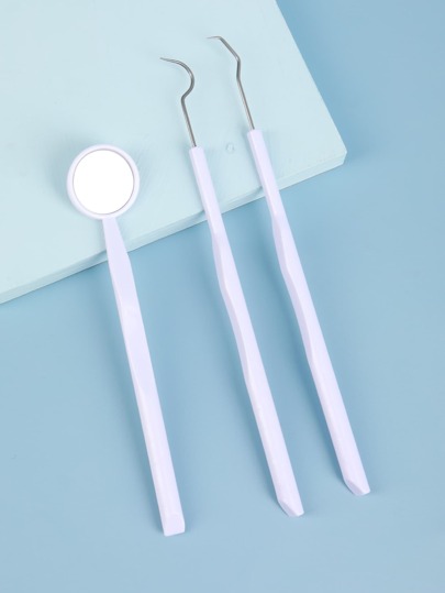 3pcs Dental Oral Cleaning Tools Teeth Cleaning Tool 4pcs Dental Care Kit Tooth Filling Repair Set Stainless Steel Dental Tools For Men Women Kids And Pet Care, Living Room Home Bedroom Bathroom House Decor, Travel Stuff, Wedding, Party, Birthday, Gifts For Men Mom Dad Friends, New Years, Accessories, Funny Gift