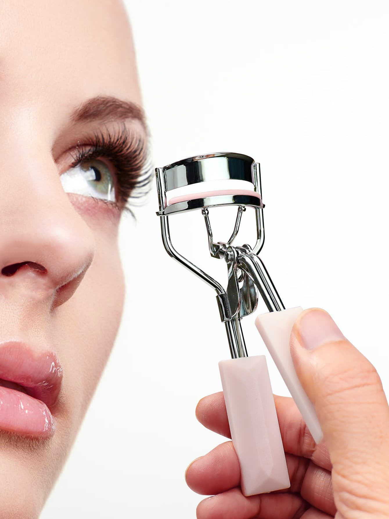 CIMACA Bộ 2 dụng cụ uốn mi cho nữ, bao gồm dụng cụ uốn mi và lược chải mi, dụng cụ trang điểm tạo hàng mi cong tự nhiên đẹp, thích hợp mang theo khi đi du lịch, quà tặng cho phụ nữ, quà tặng ngày lễ