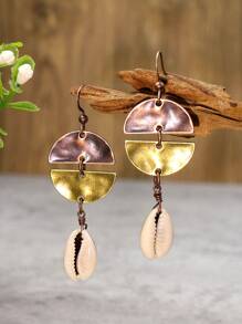 EMERY ROSE Shell Drop Earrings - Nhiều màu - Xem 1