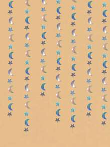 1入組月亮和星星花環 - 彩色 - 查看 2