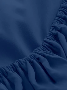 Sábana bajera unicolor con con bolsillo lateral - Azul Marino - Ver 7