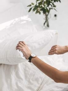 1pair Letter Graphic Pillowcase Without Filler - Multicolor - View 7